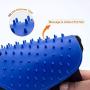 Pet Grooming Glove - Gentle Pet Hair Remover Mitt - True Touch Deshedding Glove for Cats, Dogs for Long & Short Fur - Enhanced Five Finger Design for Cat Grooming Gloves Brush(One Pair) Pet Grooming Glove - Gentle Pet Hair Remover Mitt - True Touch Deshedding Glove for Cats, Dogs for Long & Short Fur - Enhanced Five Finger Design for Cat Grooming Gloves Brush(One Pair)