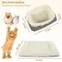 MeiLiMiYu Self-Warming Cat Bed Pad for Indoor Cats,2-in-1 Foldable Convertible Plush Cat Sleeping Bag for Small Cat MeiLiMiYu Self-Warming Cat Bed Pad for Indoor Cats,2-in-1 Foldable Convertible Plush Cat Sleeping Bag for Small Cat