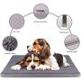 JoicyCo Dog Bed Crate Kennel Pad Dog Mat Mattress Dog Beds for Large Dogs Pet Beds Foam Cushion Anti-Slip with Washable Cover