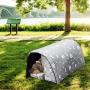 Xianggu Pet House, Cats Tunnel Shelter, Waterproof Outdoor Cat Shelter, Oxford Cloth Soft Plush Foldable Portable Stray Pet Shelter, Pet House for Kitty and Puppy (S/M/L)