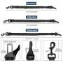 XIRGS Dog Seat Belt, Upgrade 2 in 1 Latch Bar Attachment Dog Car Seatbelt Metal Buckle Elastic Buffered Reflective Nylon Belt Tether 2 Pack Pet Safety Seat-Belt Universal Vehicle Seatbelt XIRGS Dog Seat Belt, Upgrade 2 in 1 Latch Bar Attachment Dog Car Seatbelt Metal Buckle Elastic Buffered Reflective Nylon Belt Tether 2 Pack Pet Safety Seat-Belt Universal Vehicle Seatbelt