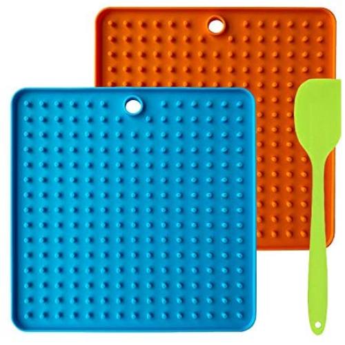 Urijk Slow Feeder Dog Bowl for Dogs and Cats Dog Food Bowl Calming Mat for Anxiety Relief Dog Training