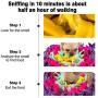 Green House Dog Snuffle Mat Pet Puzzle Toy Sniffing Training Pad Activity Blanket Feeding Mat for Dog Release Stress