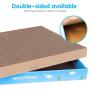 Noodoky 3Pcs Cat Scratching Pads, Double-Sided Corrugated Horizontal Cat Scratcher Cardboard, Scratch Board