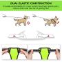 PoyPet Dog Harness No Pull, Reflective Adjustable No Choke Pet Vest with Front & Back Clips, Soft Control Training Handle for Large Dogs (Green, XL)
