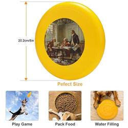 Pet Frisbee Flying Disc Dog Toy - Multifunction Writing The Declaration of Independence War is Hell Store