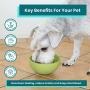LickiMat Wobble, Dog Slow Feeder Bowl for Boredom and Anxiety Reduction; Perfect for Entertainment, Green