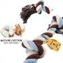 CooElc EylbKey Dog Rope Toys for Aggressive Chewers, Dog Pet Rope Toys 3 Feet 5 Knots Indestructible Dog Toys, Safe Chew Dog Toys for Medium Large Breed(Dog Rope Tug Ball) CooElc EylbKey Dog Rope Toys for Aggressive Chewers, Dog Pet Rope Toys 3 Feet 5 Knots Indestructible Dog Toys, Safe Chew Dog Toys for Medium Large Breed(Dog Rope Tug Ball)
