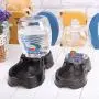 Flexzion Pet Water Dispenser Station, Black (3/8 Gallon) Auto Replenish Gravity Waterer Drinking Fountain Bottle Bowl Dish Portable Stand for Small Dog Cat Animal Flexzion Pet Water Dispenser Station, Black (3/8 Gallon) Auto Replenish Gravity Waterer Drinking Fountain Bottle Bowl Dish Portable Stand for Small Dog Cat Animal
