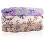 iNNEXT 3 Pack Puppy Blanket for Pet Cushion Small Dog Cat Bed Soft Warm Sleep Mat, Pet Dog Cat Puppy Kitten Soft Blanket Doggy Warm Bed Mat Paw Print