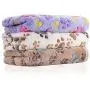 iNNEXT 3 Pack Puppy Blanket for Pet Cushion Small Dog Cat Bed Soft Warm Sleep Mat, Pet Dog Cat Puppy Kitten Soft Blanket Doggy Warm Bed Mat Paw Print