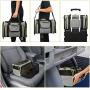 COVONO Expandable Pet Carrier for Cats, Dogs and Small Animals, Portable Pet Travel Carrier, Airline Approved, Soft Sided, Foldable, Steel Frame, 3 Open Doors, Big Space