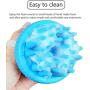 JENRICH 2Pcs Soft Comfortable Pet Bathing Massage Brush, Anti-Skid Rubber Dog Cat Pet Mouse Grooming Shower Bath Brush Massage Comb for Long & Short Hair Medium Large Pets Dogs Cats