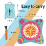 Snuffle Mat，Dog Puzzle Toys，Snuffle Mat for Dogs Rainbow Medium Small Pet Machine Washable Indoor Game Feed Treat Food Interactive Dispensing