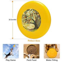 Pet Frisbee Flying Disc Dog Toy - Multifunction Tree of Life in Autumn Jennifer Lommers