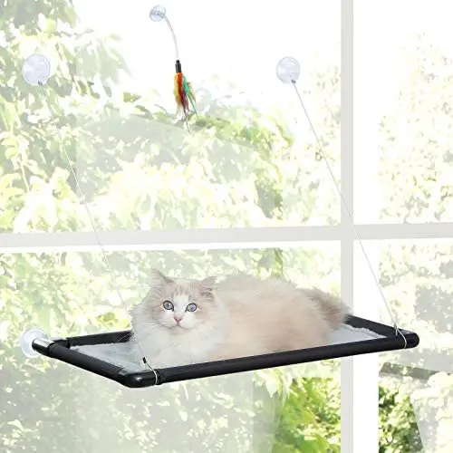 Ropipala Cat Hammock, Washable Cat Window Perch & Sleeping Pad, Cat beds Indoor Hammock for Pets, 360°Sunbath Window, Pet Resting Seat Safety Cat Shelves, Refer to The Installation Tutorial Ropipala Cat Hammock, Washable Cat Window Perch & Sleeping Pad, Cat beds Indoor Hammock for Pets, 360°Sunbath Window, Pet Resting Seat Safety Cat Shelves, Refer to The Installation Tutorial