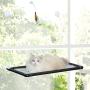 Ropipala Cat Hammock, Washable Cat Window Perch & Sleeping Pad, Cat beds Indoor Hammock for Pets, 360°Sunbath Window, Pet Resting Seat Safety Cat Shelves, Refer to The Installation Tutorial