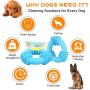 Dog Chew Toy for Aggressive Chewers Medium and Large Breed, Freezable Dog Chew Toys for Teething Dogs, Ultra-Tough Natural Rubber Nearly Indestructible Donut Dog Toy, Dog Chew Ring Toys