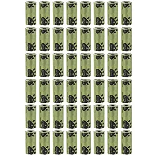 Juvale Dog Poop Bags Refills- 720-Pack Dog Waste Bag, Pet Waste Disposal Bags, Poop Bags for Dogs, Leak Proof and Unscented, Green, 48 Rolls, Each Bag 12.625 x 8.5 Inches