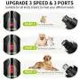FANCYDOG Dog Nail Grinder LED Lighting 3 Speed Upgraded Pet Nail Trimmer Low Noise Rechargeable Painless Portable for Small Medium Large Dogs & Cats…