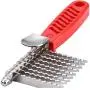 QUMY Dog Comb Pet Grooming Comb Dog Rake Comb Trimmer Stainless Steel Dog Comb for Dematting Removing Dead, Matted or Knotted Hair QUMY Dog Comb Pet Grooming Comb Dog Rake Comb Trimmer Stainless Steel Dog Comb for Dematting Removing Dead, Matted or Knotted Hair