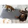 Cavalier Pets, Dog Bowl Mat for Cat and Dog Bowls, Silicone Non-Slip Absorbent Waterproof Dog Food Mat, Easy to Clean, Unique Paw Design