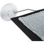 LIFIS Cat Window Perch Cat Window Bed Hammock Up to 55lb Can Be Installed on Small Window Soft Mats Stable Metal Frames Kitty Sunny Seat (Double layers, Grey) (Cat Face)