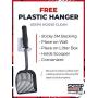iPrimio Scoop Monster Cat Litter Scooper with 17 Inch Long Handle and Soft Grip - Modern Scooper Holder -Works with All Metal and Plastic Scoopers iPrimio Scoop Monster Cat Litter Scooper with 17 Inch Long Handle and Soft Grip - Modern Scooper Holder -Works with All Metal and Plastic Scoopers