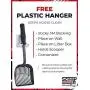 iPrimio Scoop Monster Cat Litter Scooper with 17 Inch Long Handle and Soft Grip - Modern Scooper Holder -Works with All Metal and Plastic Scoopers
