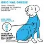 Shed Defender Original Dog Onesie - Seen On Shark Tank, Contains Shedding of Dog Hair for Home, Car, Travel, Anxiety Calming Shirt, Surgery Recovery Body Jumpsuit, E Collar Alternative