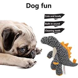 LIANZIMAU Puppy Toys Dog Squeak Toy Cute Durable Stuffed Plush Chew Long Lasting Pet Teething Toys for Aggressive Chewers