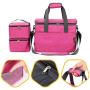KOPEKS Dog Cat Pet Travel Bag Thermal Bag with Compartments Bowl and Drinker Foldable Travel Kit