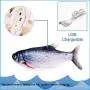 UPSKY Electric Moving Fish Cat Toy, Realistic Plush Simulation Electric Wagging Fish Cat Toy Catnip Kicker Toys, Funny Interactive Pets Pillow Chew Bite Kick Supplies for Cat Kitten Kitty UPSKY Electric Moving Fish Cat Toy, Realistic Plush Simulation Electric Wagging Fish Cat Toy Catnip Kicker Toys, Funny Interactive Pets Pillow Chew Bite Kick Supplies for Cat Kitten Kitty