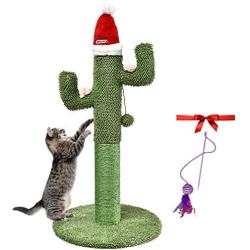 TOPKITCH Cactus Cat Scratching Post and Climbing Frame(Handmade)