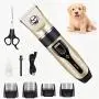 Rainlin Pet Hair Cutting Kit, Low Noise Rechargeable Grooming Hairdressers Tool, Pet Hair Trimmer with Replaceable Ceramic Head Rainlin Pet Hair Cutting Kit, Low Noise Rechargeable Grooming Hairdressers Tool, Pet Hair Trimmer with Replaceable Ceramic Head