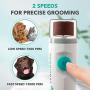 PERROPAL Pet Nail Groomer - Dog Nail Grinder with LED | Electric Nail File for Pets | Quiet Dog Nail Trimmers | Nail Grinder for Dog Grooming | Dog and Cat Nail Clipper | Electric Grinder for Nails