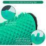New Version Pet Grooming Brush, Enhance Pet Grooming Glove with 255 Tips, Deshedding Glove for Dog and Cat, 1 Pair Left & Right Gentle De-Shedding Glove Brush
