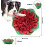 DYJKOUG Pet Snuffle Mat for Dogs, Interactive Feed Game for Boredom, Pet Puzzle Toys for Large and Small DogsEncourages Natural Foraging Skills for Dog Treat Dispenser Indoor Stress Relief, Stable