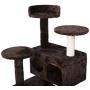 Inlifiny 51 Cat Tree Tower Condo Furniture Scratch Post Kitty Pet House Play Brown