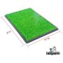 PawFam Fresh Scent Puppy Dog Pet Training Pads, 6-Layer Protection, Adhesive Tabs, 100 Count- 22''x22''