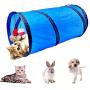 iCAGY Cat Tunnel for Indoor Cats Interactive, Rabbit Tunnel Toys, Pet Toys Play Tunnels for Cats Kittens Rabbits Puppies Crinkle Collapsible