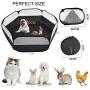 CJWDZ Small Animal Cage, Pet Playpen, Play Tent, Indoor/Outdoor Bedding Fence, Portable Pen for Hamster, Guinea Pig, Rabbit/Bunny, Ferret, Rat, Cat, Chinchilla, Bearded Dragon,Squirrel,Hedgehog