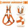 PUPTECK No Pull Dog Harness Reflective Adjustable Basic Nylon Step in Puppy Vest Outdoor Walking with ID Tag