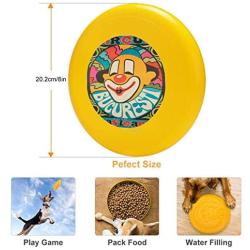 Pet Frisbee Flying Disc Dog Toy - Multifunction Bucharest Clown Hungarian Circus Poster 1974