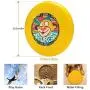 Pet Frisbee Flying Disc Dog Toy - Multifunction Bucharest Clown Hungarian Circus Poster 1974 Pet Frisbee Flying Disc Dog Toy - Multifunction Bucharest Clown Hungarian Circus Poster 1974