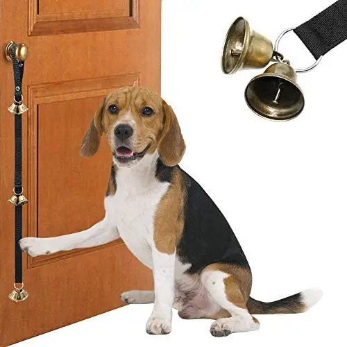JUILE YUAN Dog Doorbell Rope Pet Training Product Dog Toy Housetraining and Communicate Alarm Door Bell for Dogs and Cats Adjustable for Training Potty Bathroom Training Doorbell Rope JUILE YUAN Dog Doorbell Rope Pet Training Product Dog Toy Housetraining and Communicate Alarm Door Bell for Dogs and Cats Adjustable for Training Potty Bathroom Training Doorbell Rope