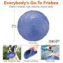 Dog Frisbee Indestructible Disc - for Large Dogs - Soft Rubber Frisbees for Training – Heavy Duty Durable Freezbee for Pets – Lightweight, Interactive Flying Toy for Fetch, Tug of War, Catch