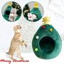 Petlex Pet Cave Bed Covered Cat Bed Puppy Tent House, Warm Sleeping Cave Pet Bed for Cats Small Dogs, Soft Cat Nest with Removable Cushion Washable, Cozy Cave Cat Bed Burrow Dog Bed