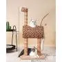 Morimoe Cat Tower with Tunnel and Ball,Scratching Post,Kitten Playground,Cool Furniture Decor