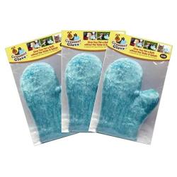 Hampton Direct Groomer Glove Pet Grooming Mitt - Plush and Soft, Helps Eliminate Odors, Loose Fur, Great for Bonding